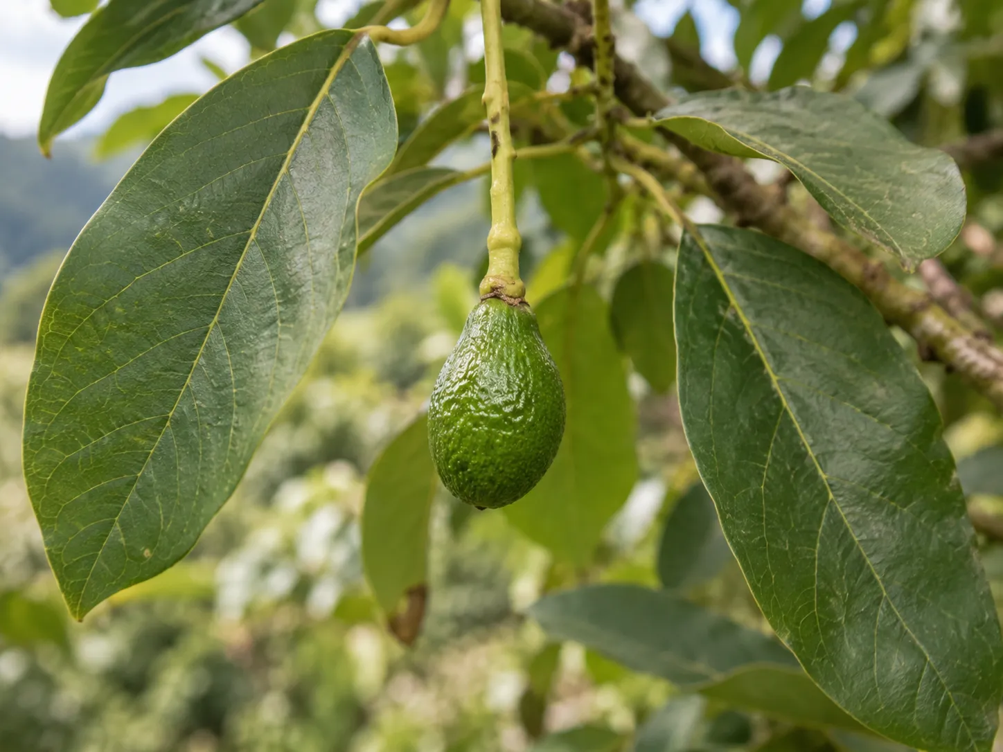 Fruto recién formado