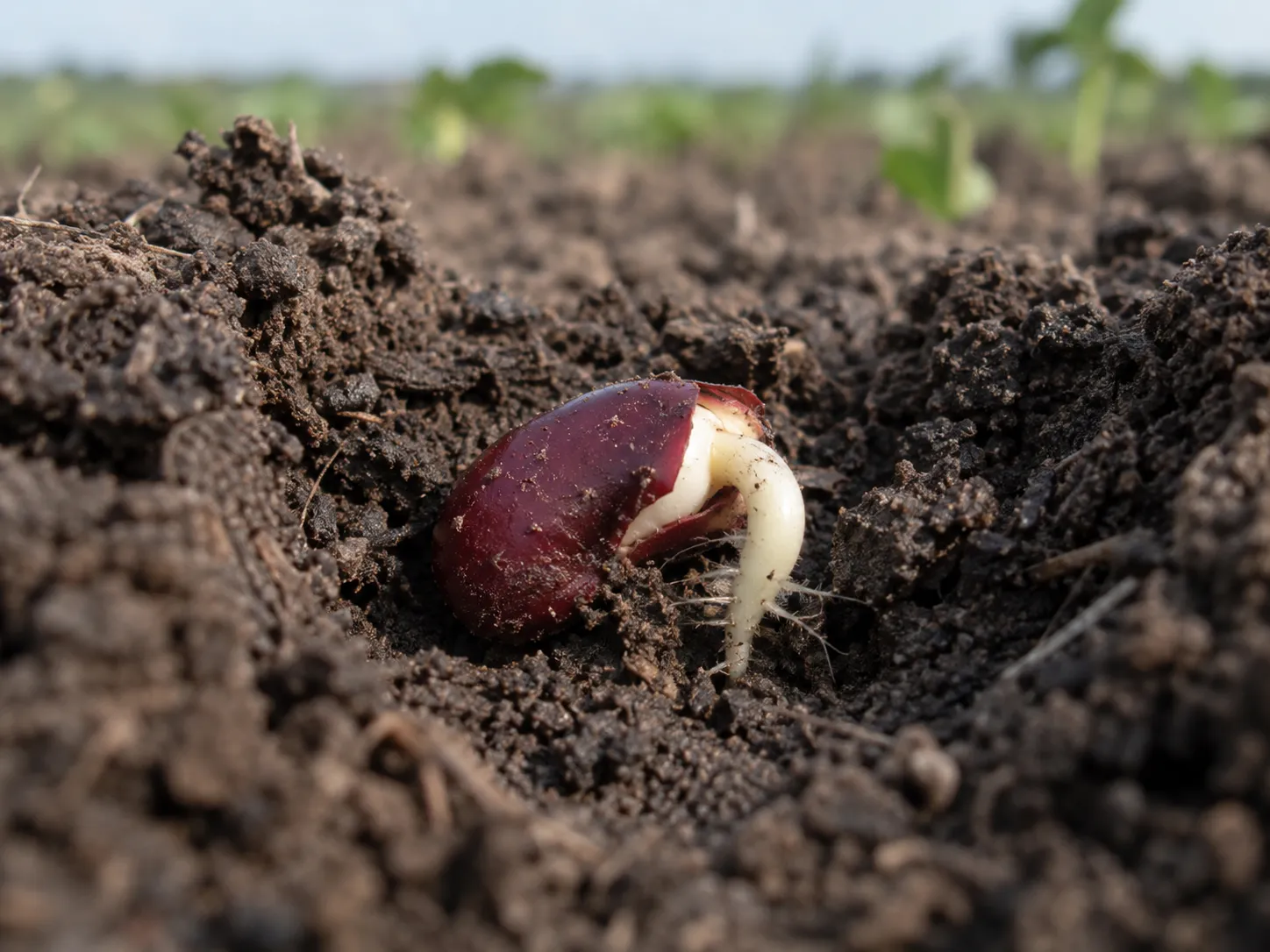 Semilla germinando