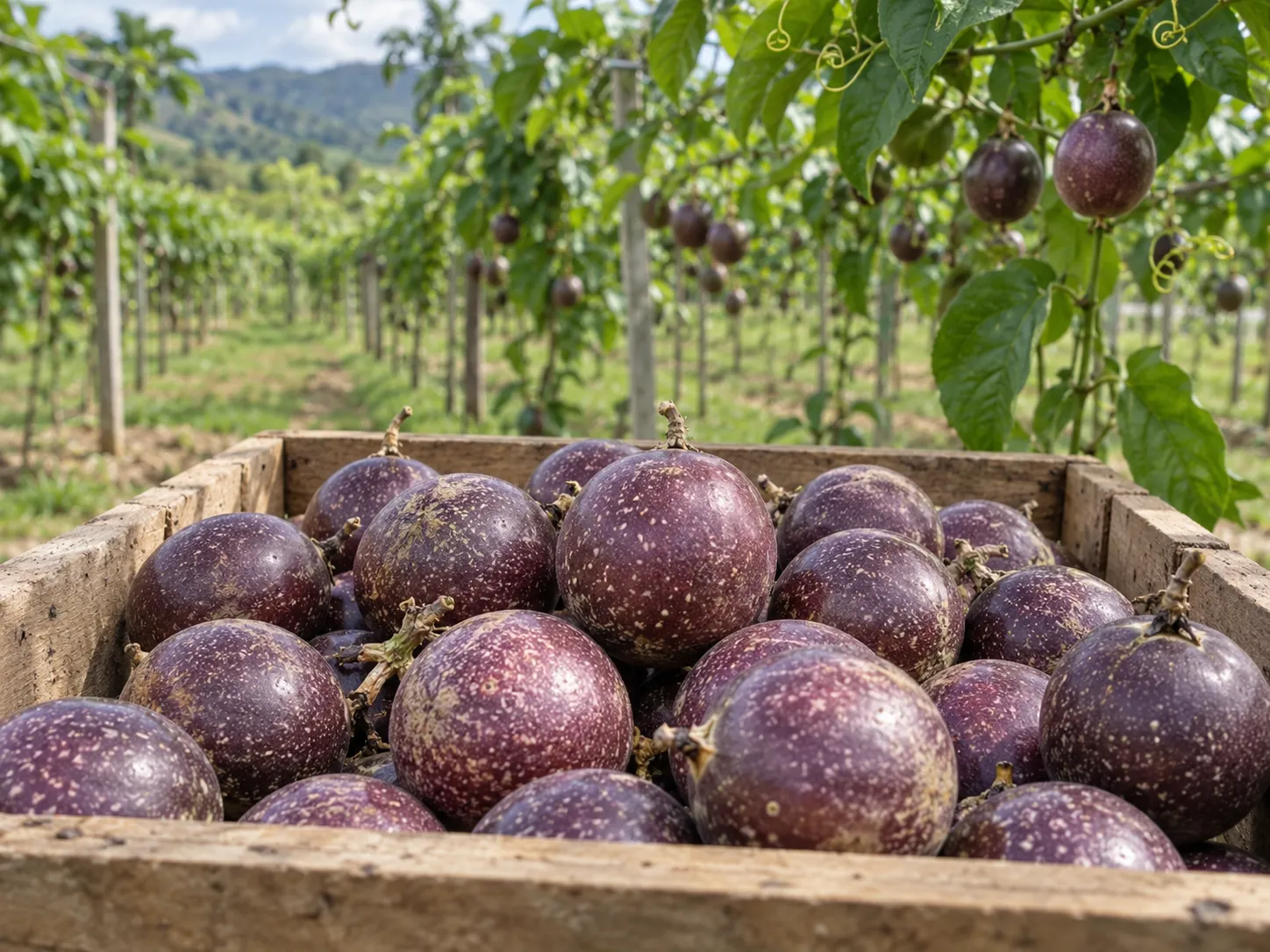 Fruta cosechada
