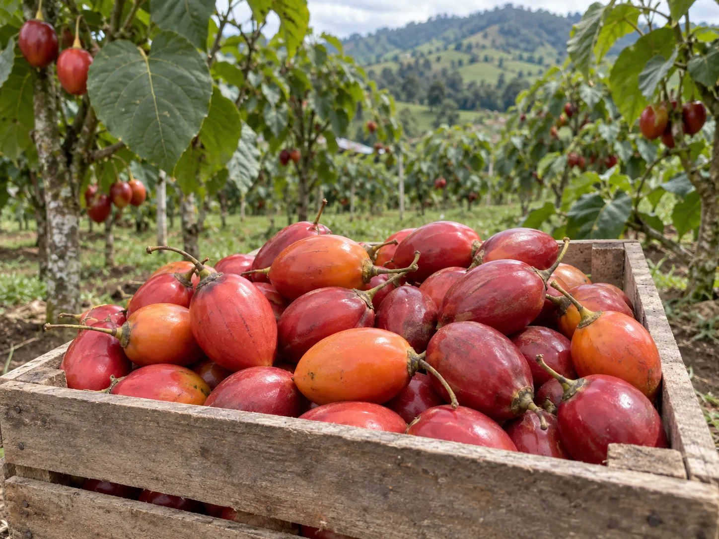 Fruta cosechada