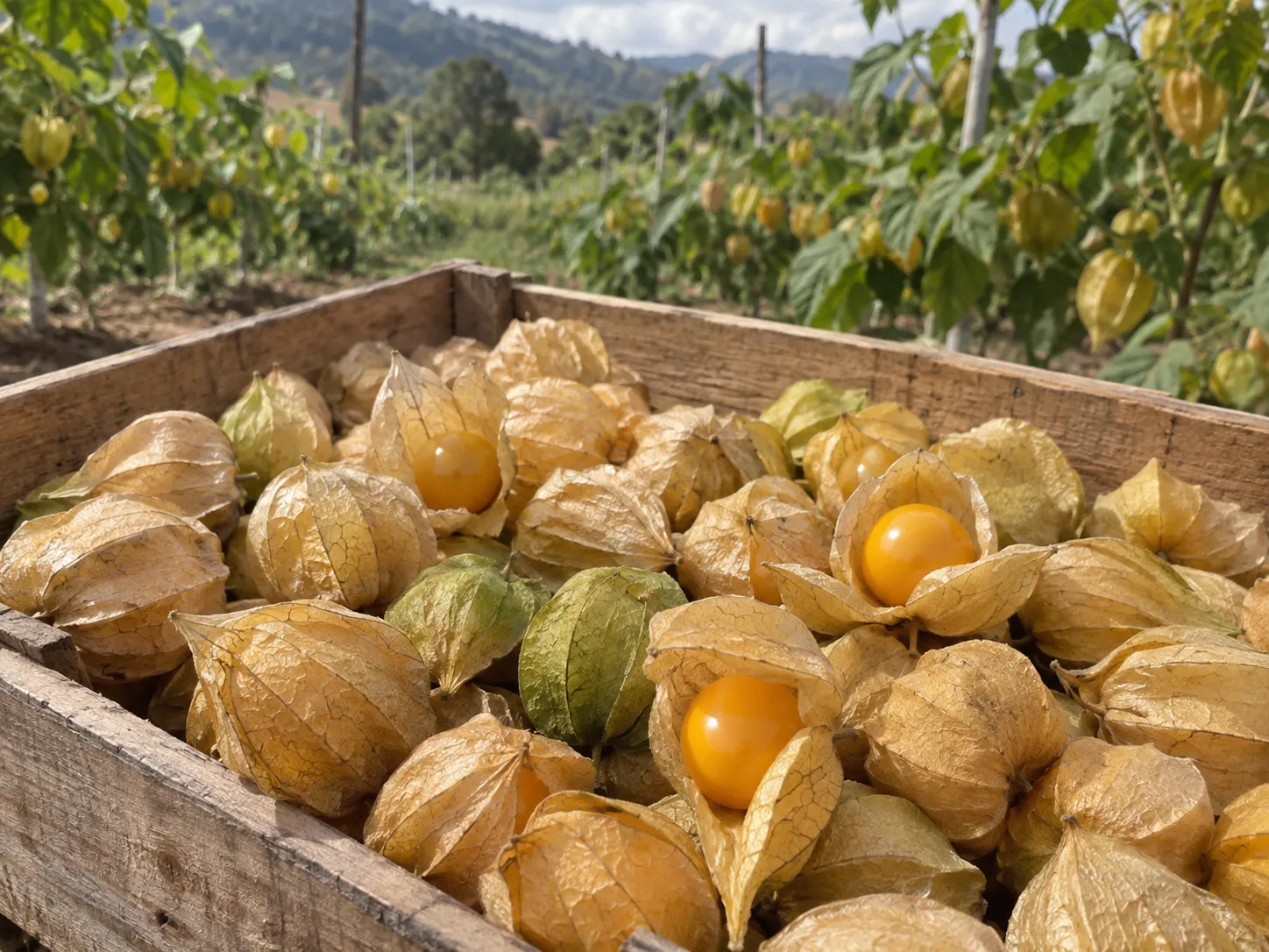 Fruto con cáliz